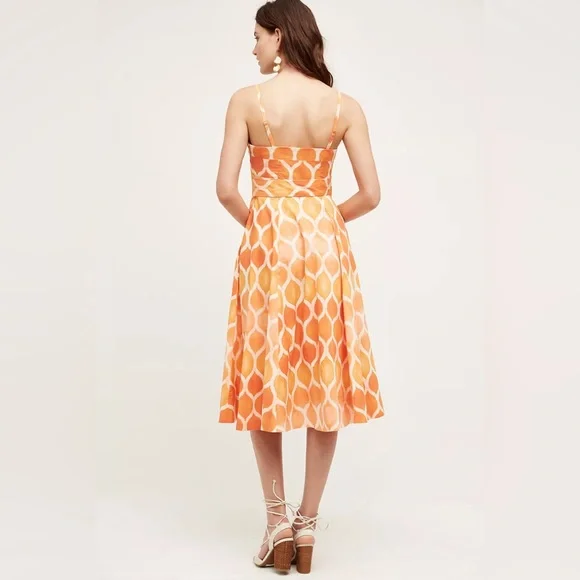 NWT ANTHROPOLOGIE Freya Poplin Dress Womens size 0 - Picture 2 of 12